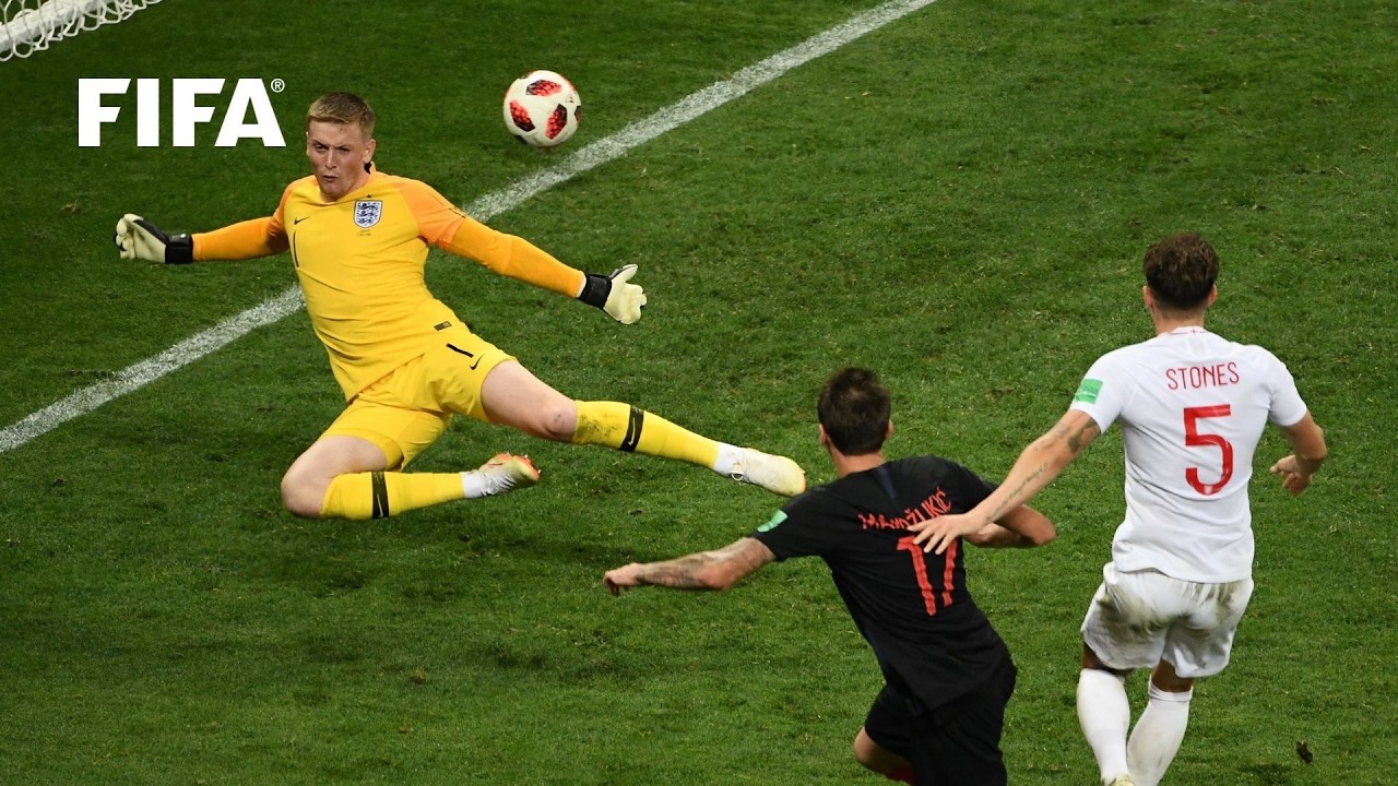 15-Minute Match: Croatia vs England | 2018 Semi-Final background