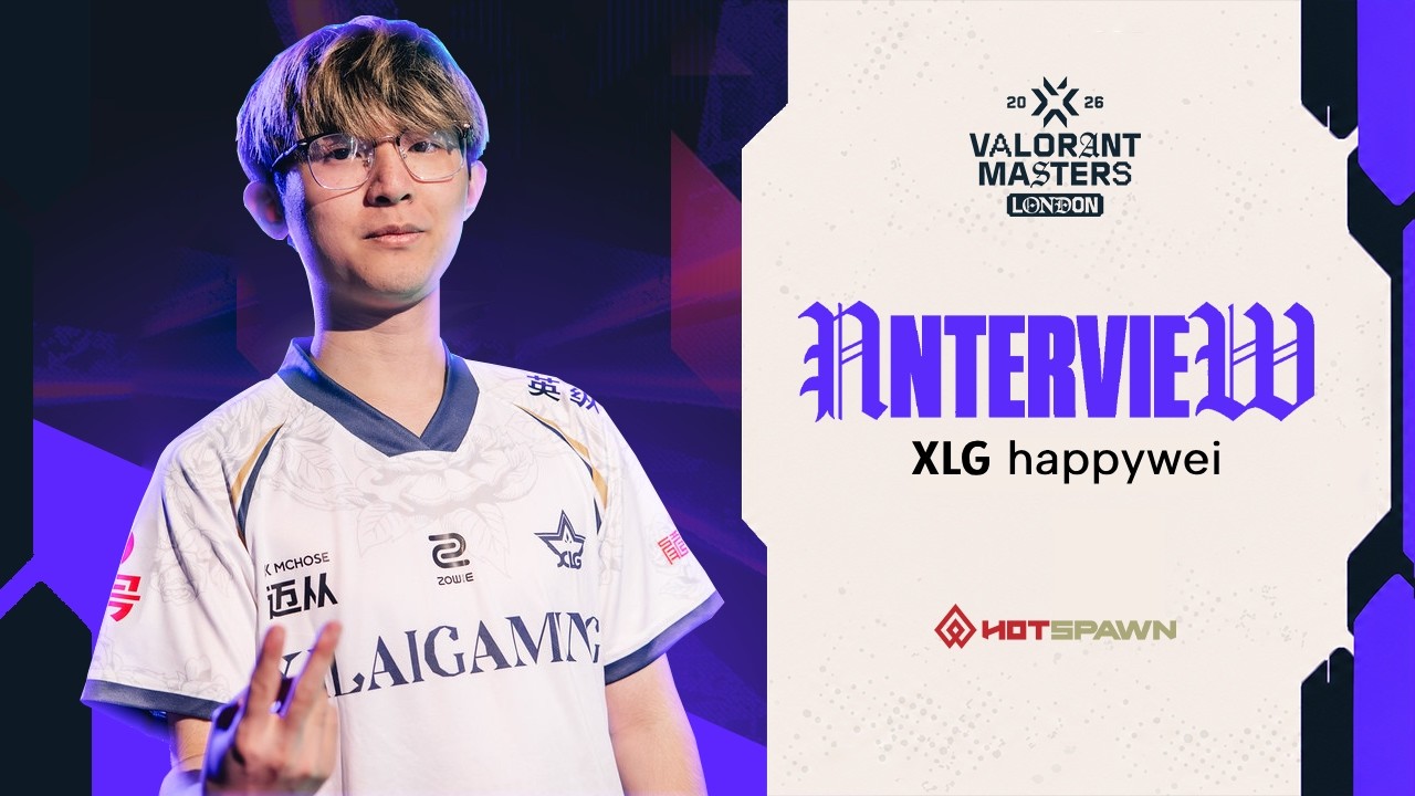 XLG happywei: "Every time I see my name, I remind myself I should be happy, I should enjoy the game"
