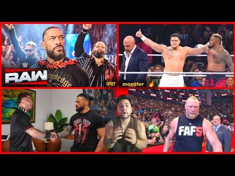 DHOKHA HO GAYA! 😱 Zilla Fatu Betrays Solo & Joins Roman Reigns | Brock Returns For Oba Revenge | RAW background