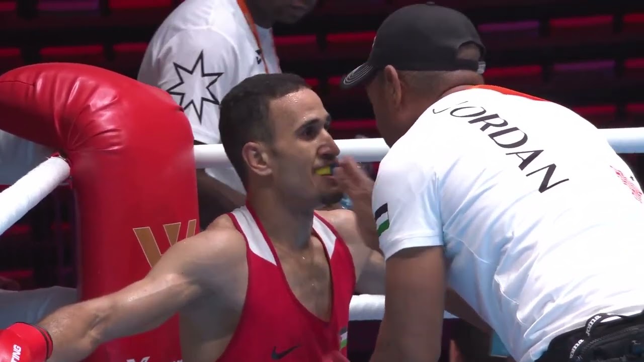 Kangpi Bokhunthod (THA) vs. Mohammad Algharaghir (JOR) World Boxing Cup 2026 (55kg) background