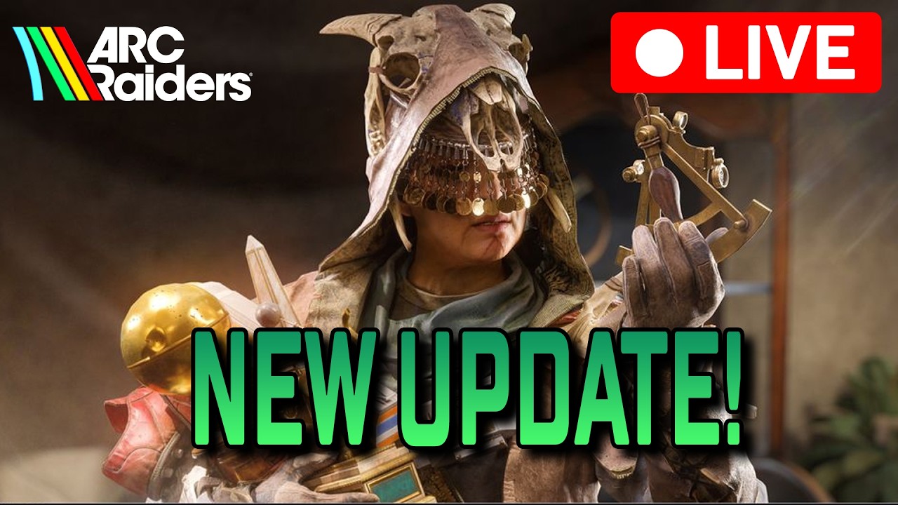 🔴 ARC Raiders LIVE - New Update! Searching For New Project Items! background