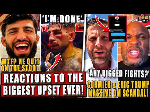 MMA Community REACTS to Justin Gaethje STOPPING Ilia Topuria! Strickland KICKED OUT!DC-Trump SCANDAL
