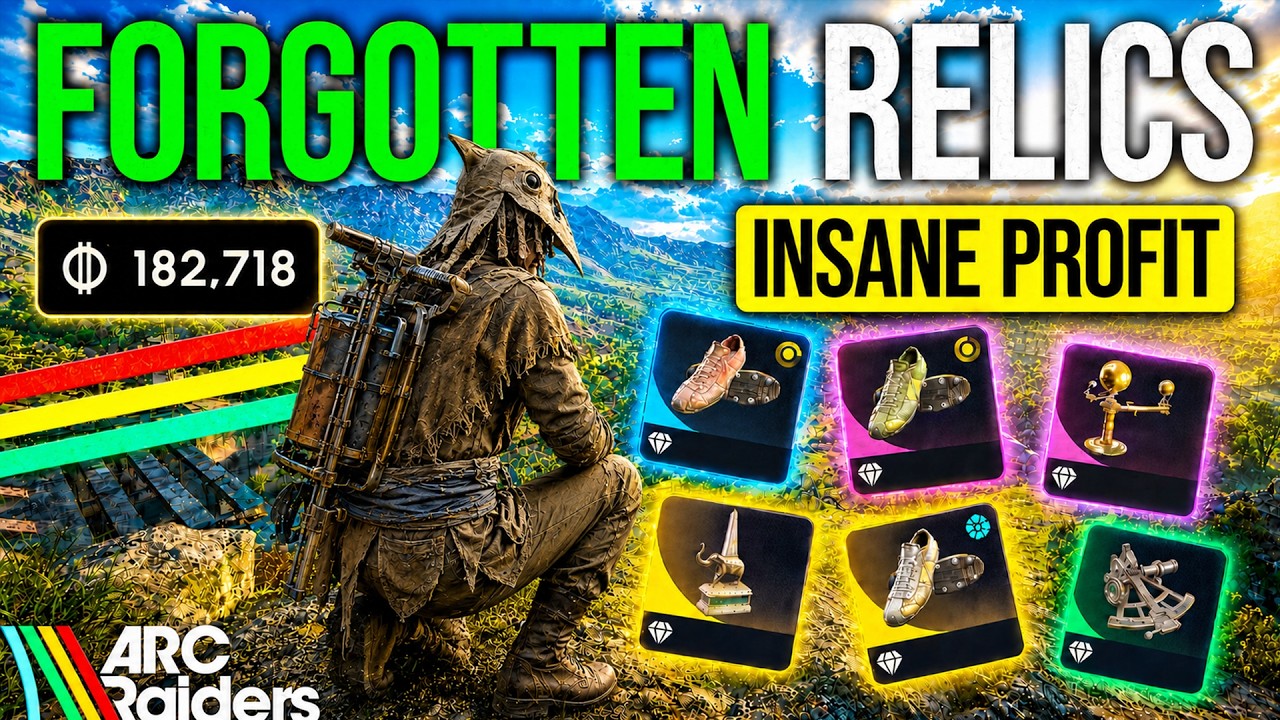 NEW Forgotten Relics Event Is INSANELY Profitable! (180k+ Coins Per Run) | ARC Raiders
