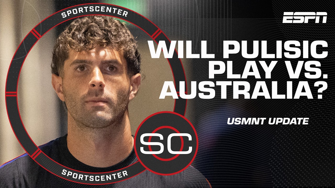 The latest on Christian Pulisic’s status for USMNT vs. Australia | SportsCenter background