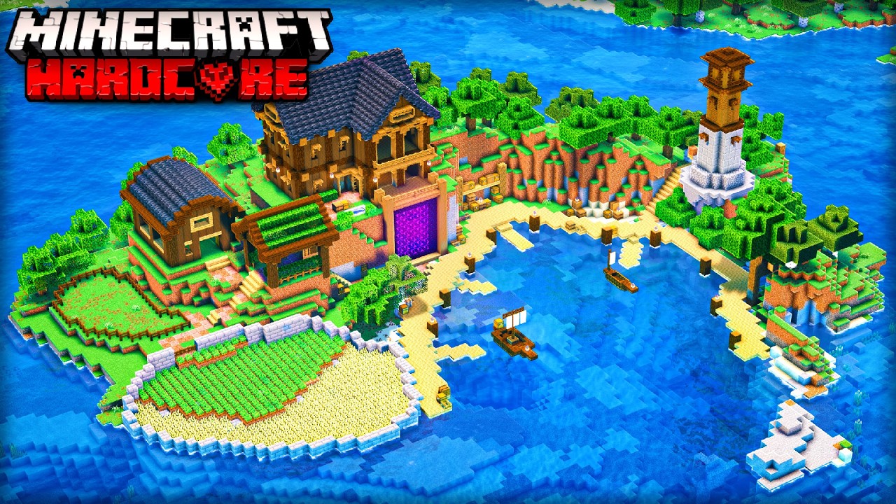 I'm Starting a brand new Forever Hardcore Minecraft World background