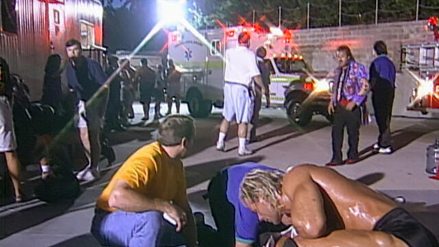 Kevin Nash and Scott Hall execute unforgettable assault on WCW: WWE Greatest Moments background