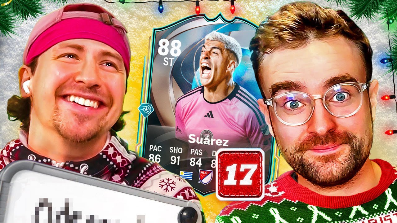 FC25 Squad Builder Showdown Advent Calendar! GLOBETROTTERS SUAREZ! Day 17 vs Bugs background