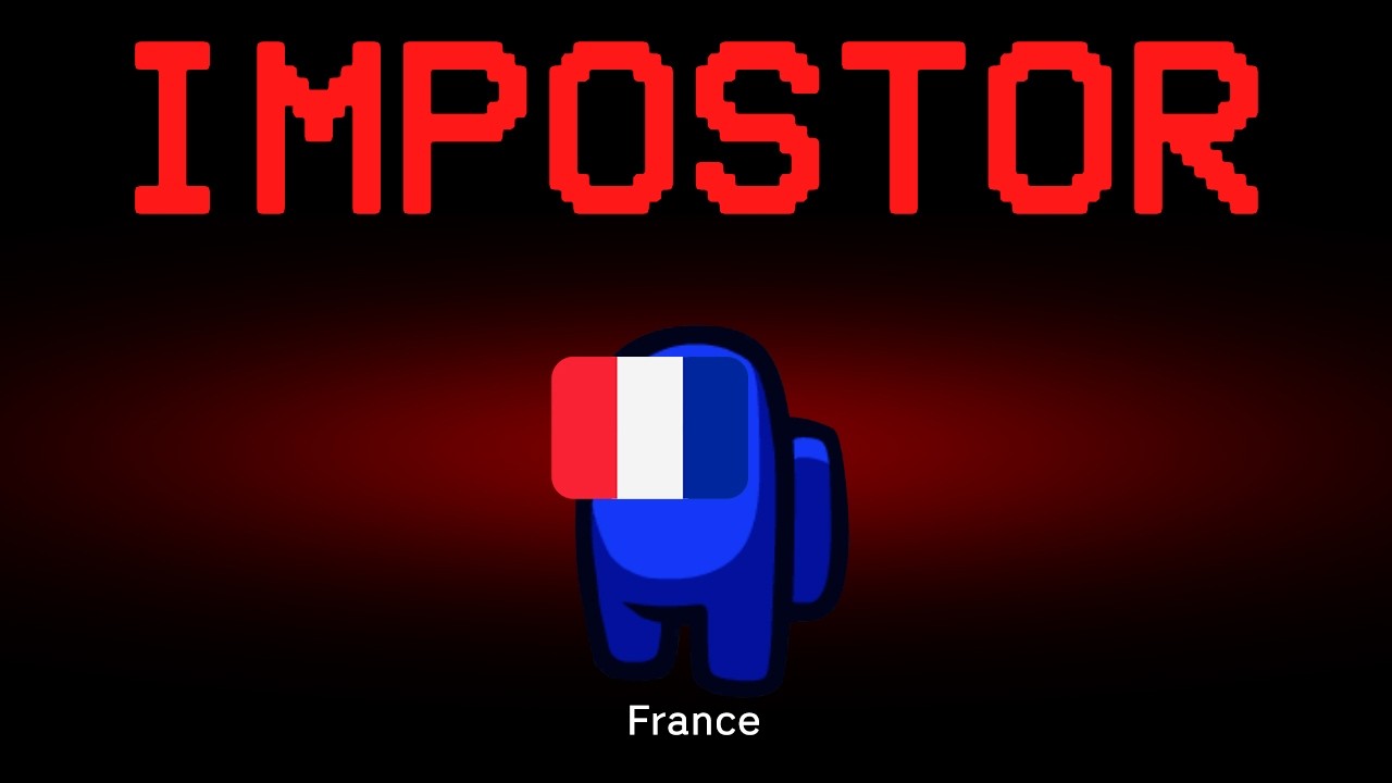 Among Us but France is the Impostor background