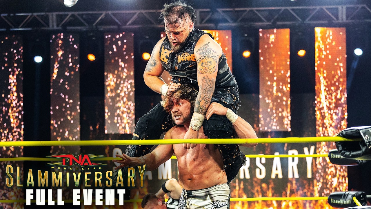 TNA Slammiversary 2021 (FULL EVENT) | Omega vs. Callihan, Deonna vs. Thunder Rosa, Ultimate X background