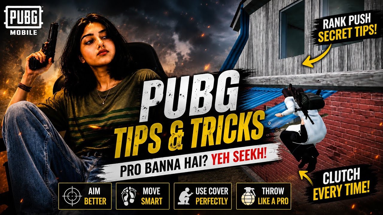 PUBG Mobile Fight Like a Pro đ„ | Easy Techniques & Tips #pubgmobile #pubg #bgmi #video background