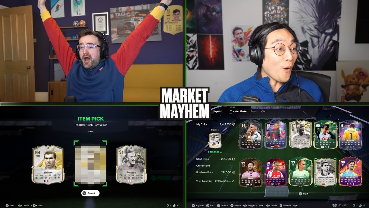 I GOT AN INSANE ICON PLAYER PICK!!!! FC25 Market Mayhem