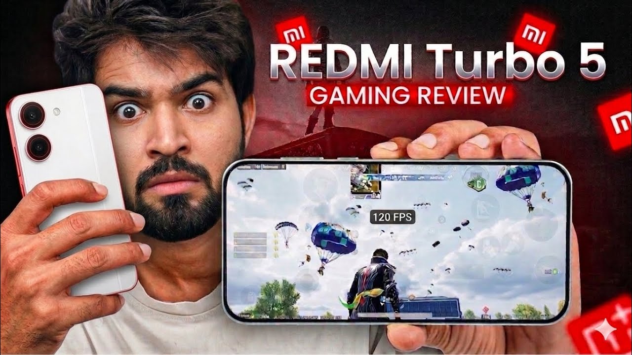Don't Buy Redmi Turbo 5 For BGMI Gaming! ❌ 120 FPS Real Truth & Scam? background