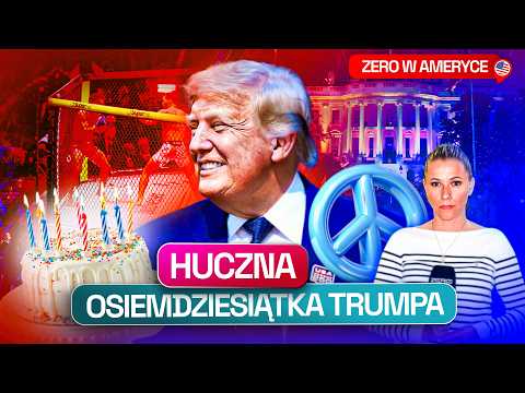 MMA W BIAŁYM DOMU, POKÓJ Z IRANEM, NAWROCKI NA IMPREZIE - TAK DONALD TRUMP ŚWIĘTUJE URODZINY
