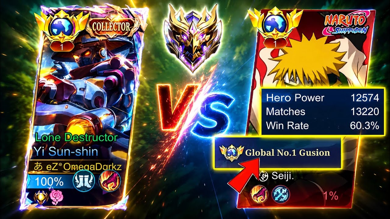 YSS vs 13K Matches TOP GLOBAL 1 Gusion (Immortal Rank) background