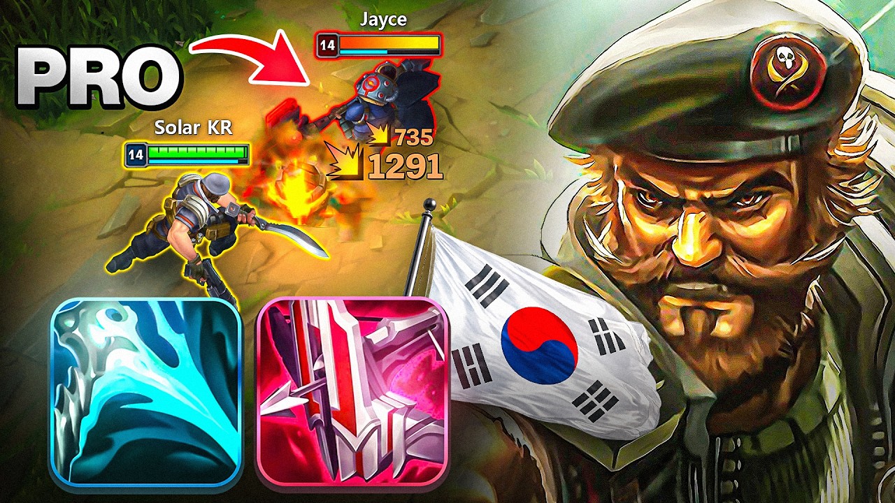 DESTROYING A PRO PLAYER IN KOREAN SOLO QUEUE background