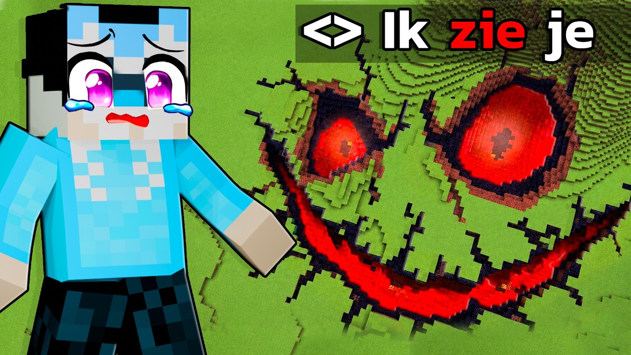 Deze Minecraft WERELD WEET ALLES Wat Ik Doe... background