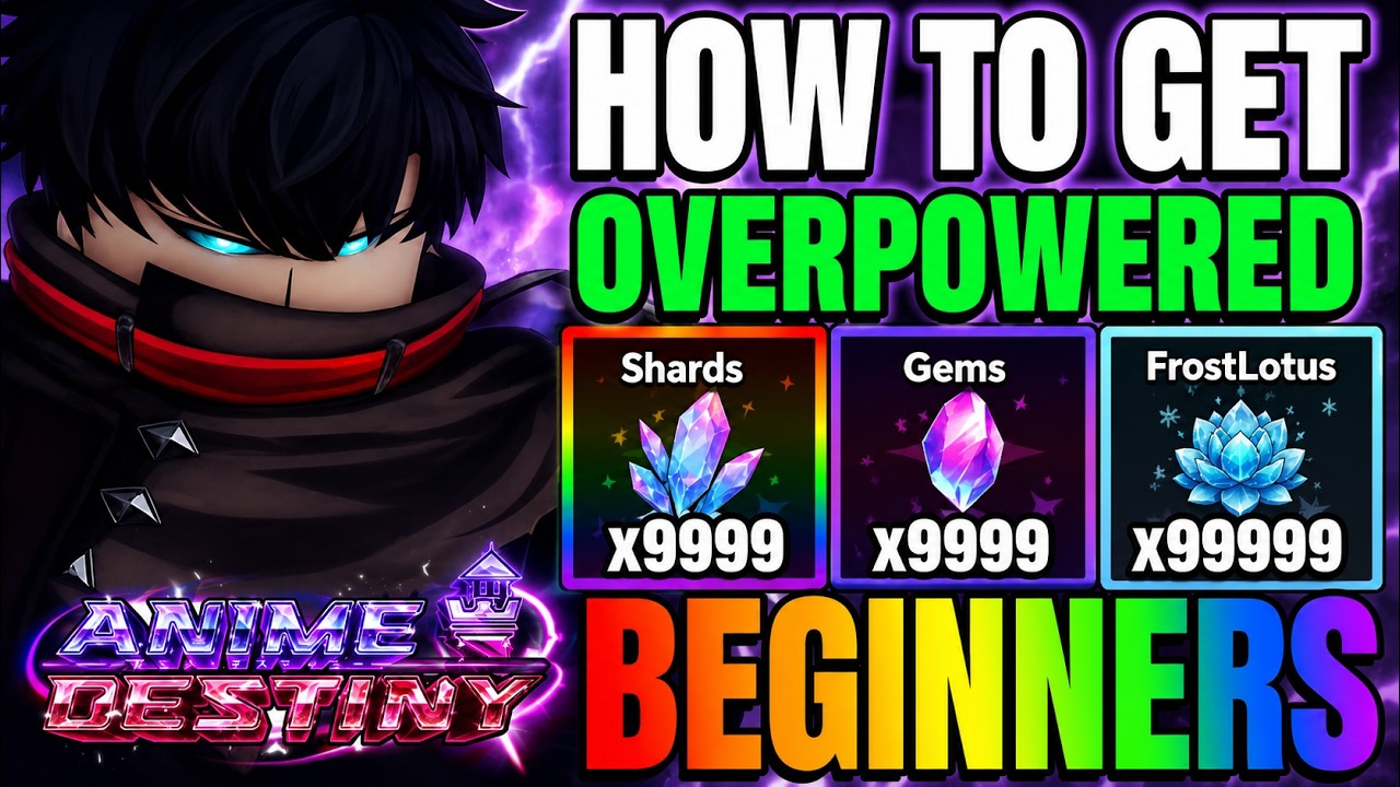 Best *BEGINNER'S* Guide To Anime Destiny! (Roblox) background