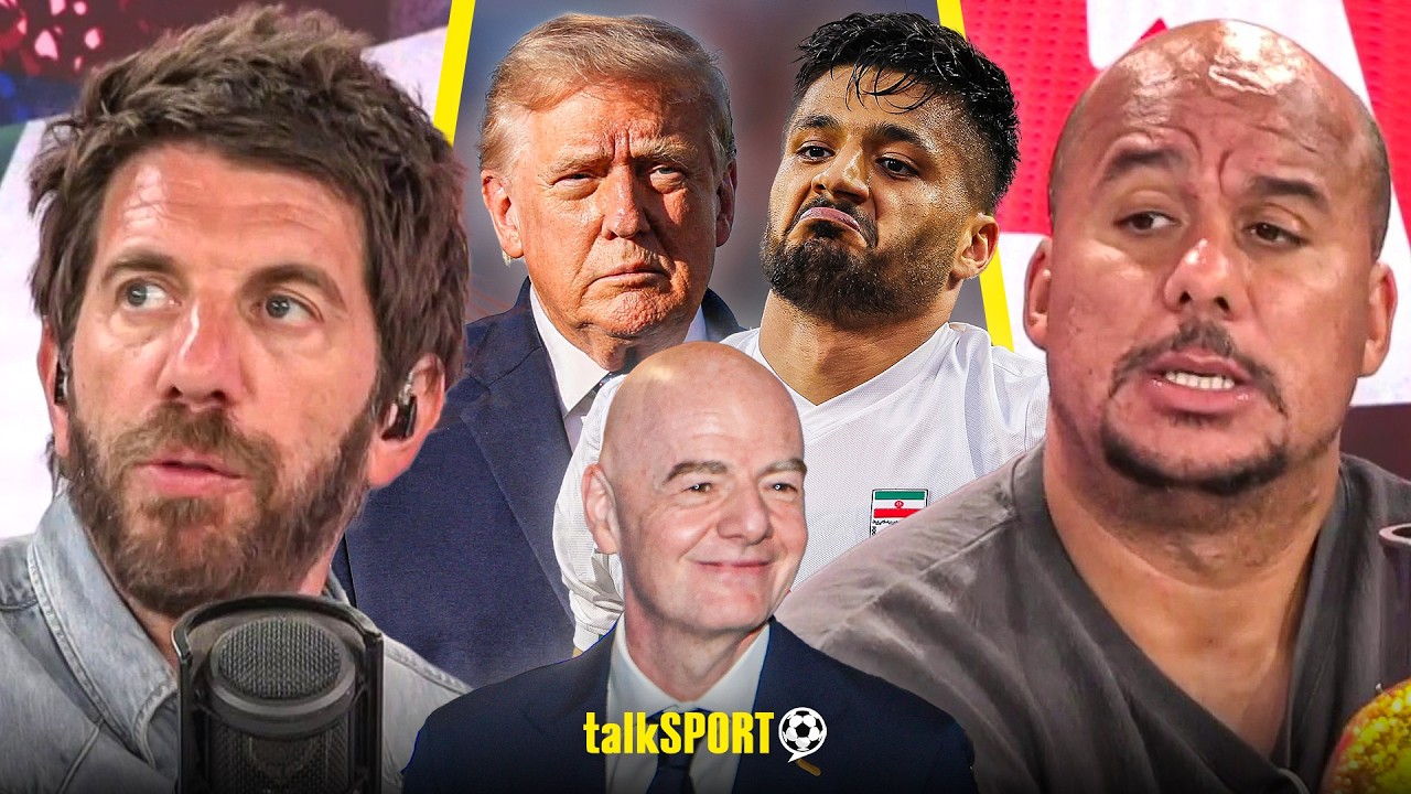 "TERRIBLE!" talkSPORT REACT to Iran Being FORCED OUT of the USA Immediately After New Zealand Draw! background