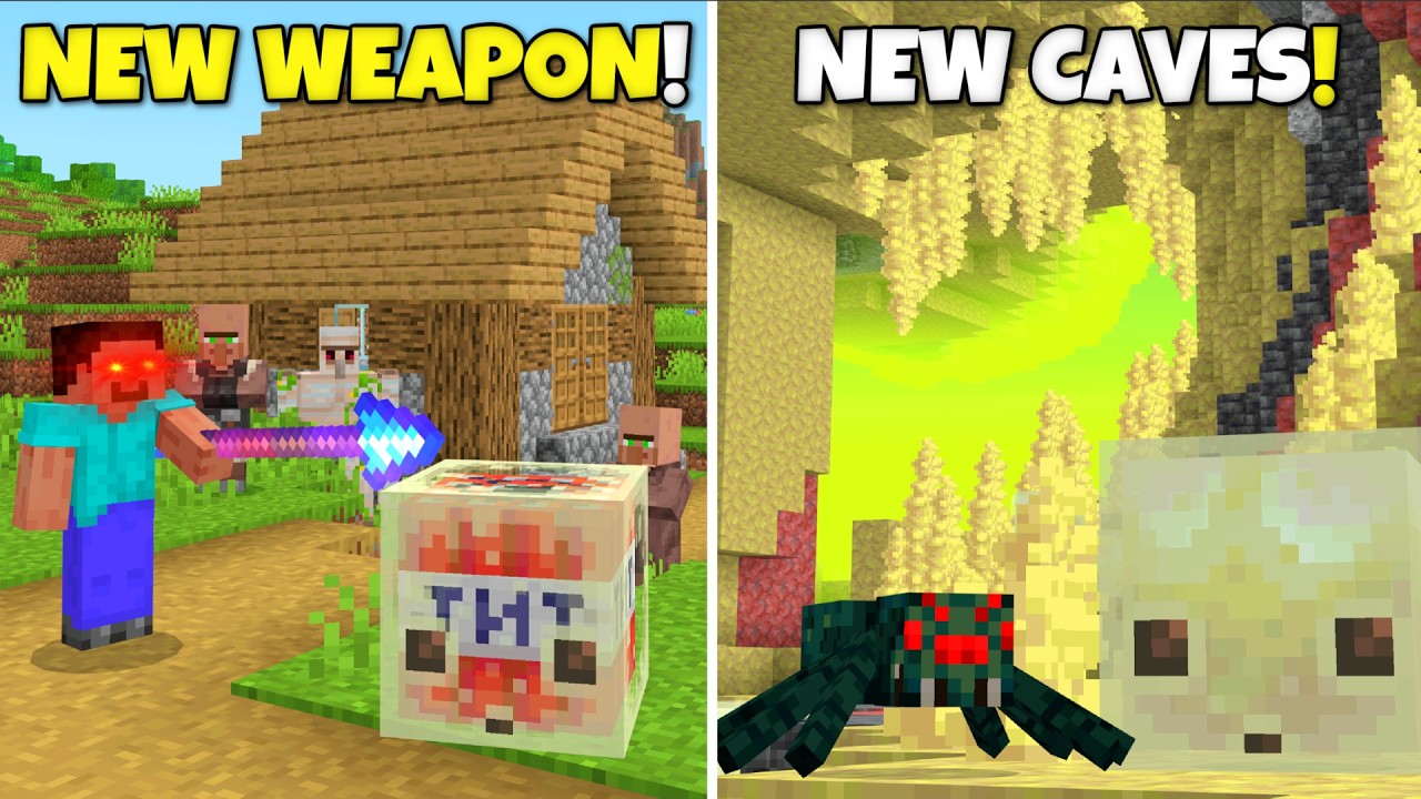 Minecraft Released CHAOS CUBED! Every New Feature, Secret, Easteregg & More! background
