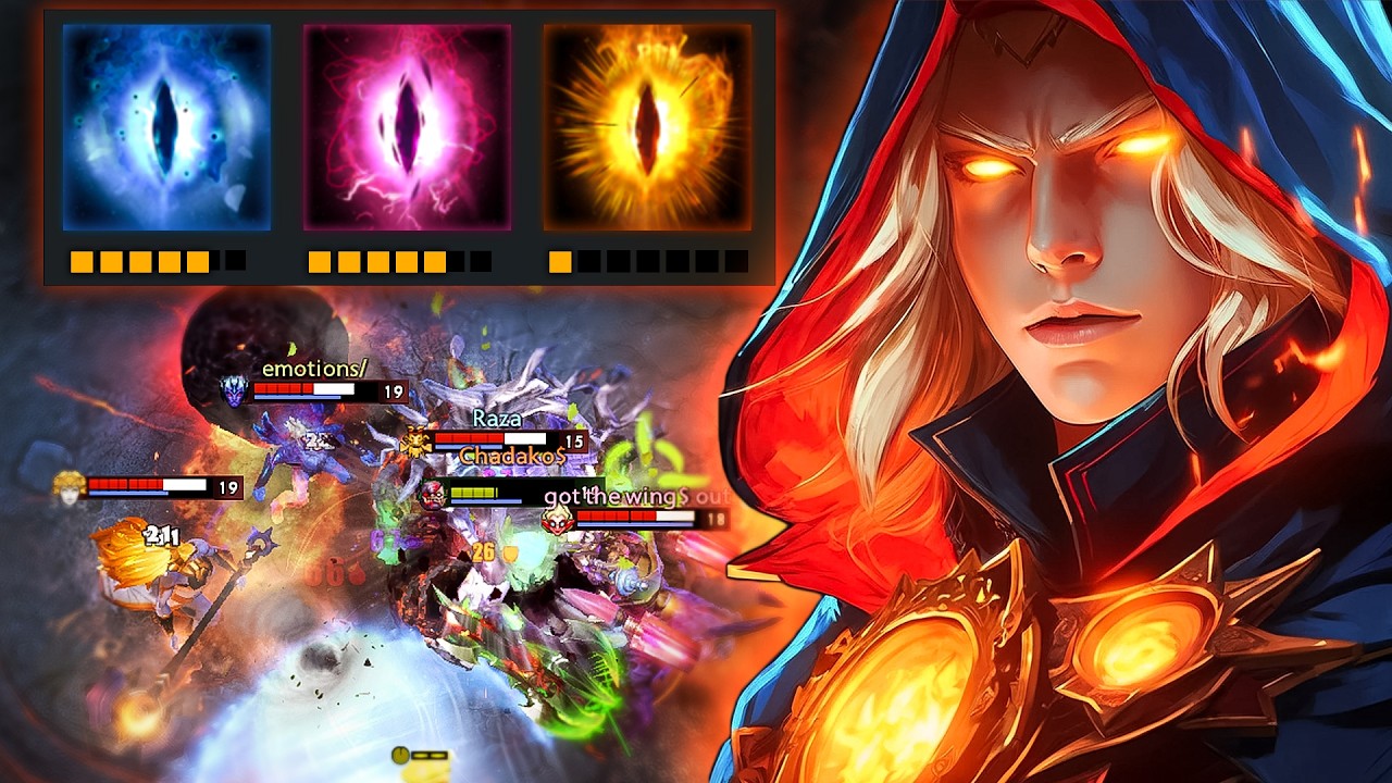 Quas Wex Invoker INSANE Game 27 Kills vs Snapfire Mid | Dota 2 Invoker background