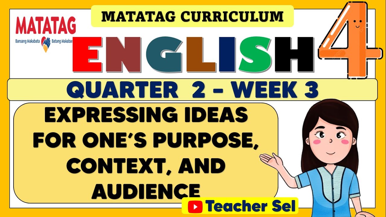 GRADE 4 ENGLISH 4 QUARTER 2 - MATATAG LESSONS