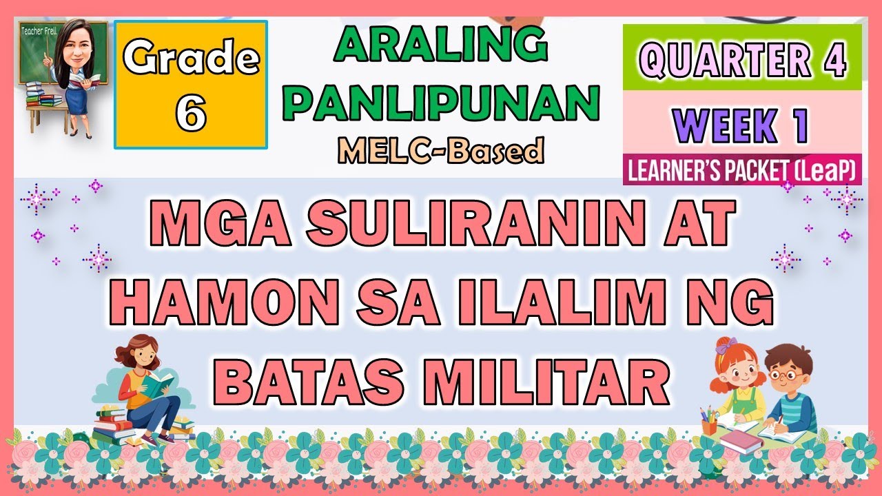 ARALING PANLIPUNAN 6 - QUARTER 4