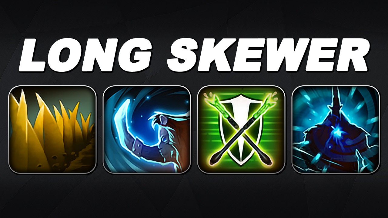 LONG SKEWER: Burrowstrike + Arcane Supremacy + Skewer | Dota 2 Ability Draft background