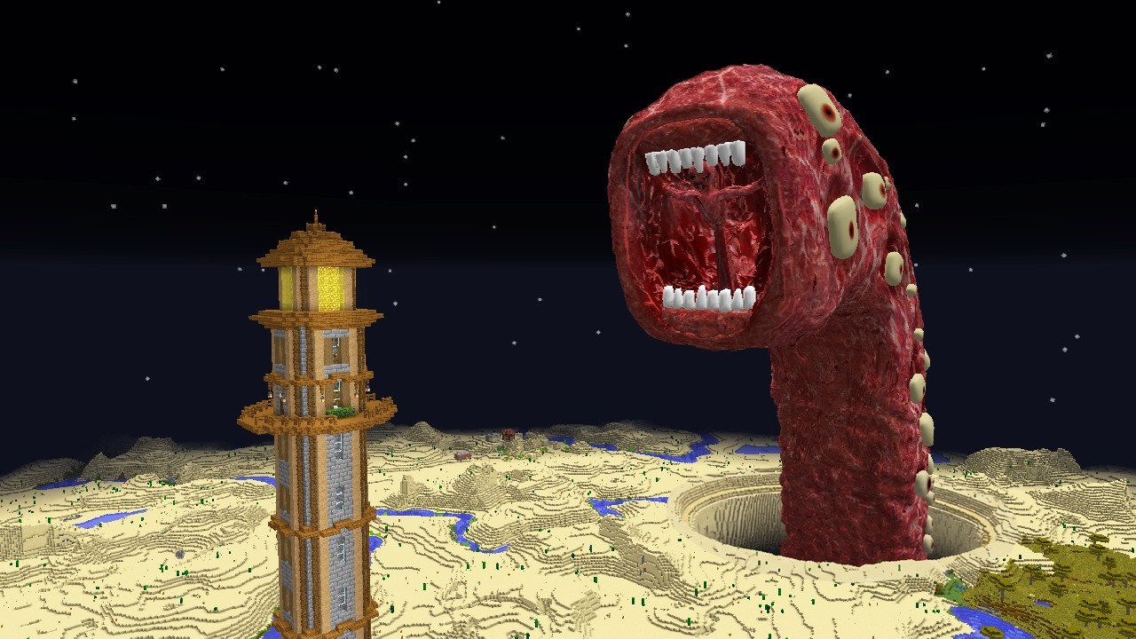 SURVIVING FROM TRAIN EATER in Minecraft Part 4 - Gameplay