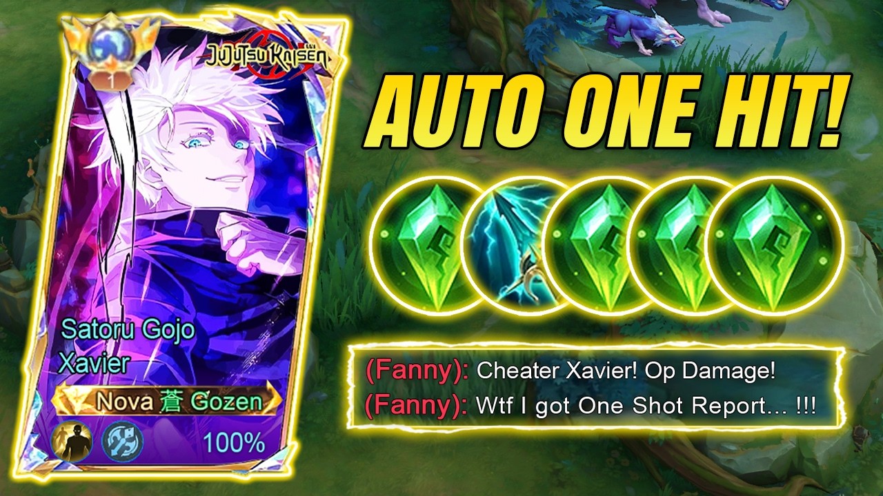 XAVIER 1 ULTI SKILL = 1 KILL DELETE!!!CHEAT OR NOT? π± | XAVIER BEST BUILD 2026! background