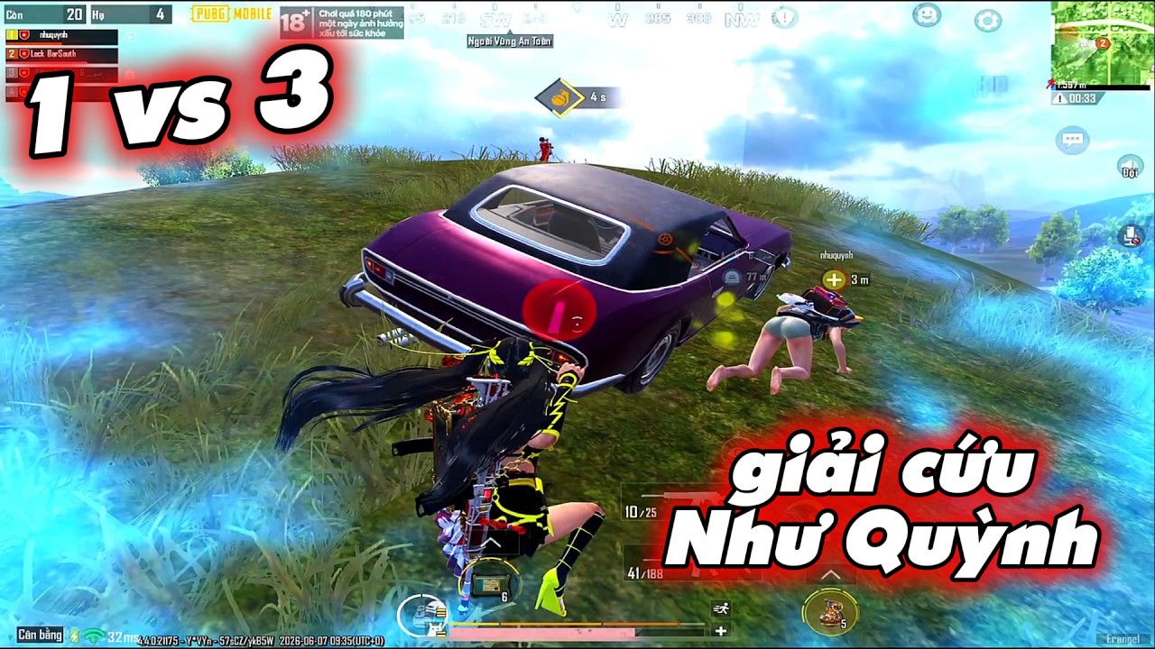 PUBG Mobile - Khi Đồng Đội Là Cô Gái Xinh Xắn Tốt Bụng | Những Game Phải Nằm Lại Vì Người Lạ
