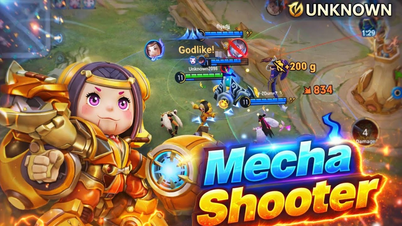 Mecha Shooter pro level gameplay 🤟.Honor of Kings background