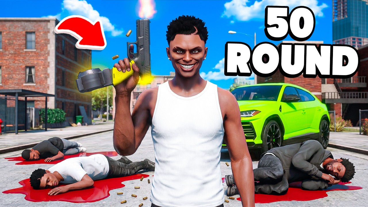 I got a 50 GLOCK SWITCH and CRASHED OUT in GTA 5 RP.. background