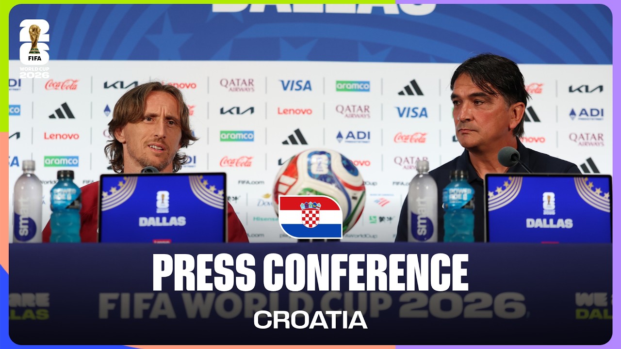 Croatia On Playing England | Coach Zlatko Dalić & Luka Modrić Answer Questions From The Press