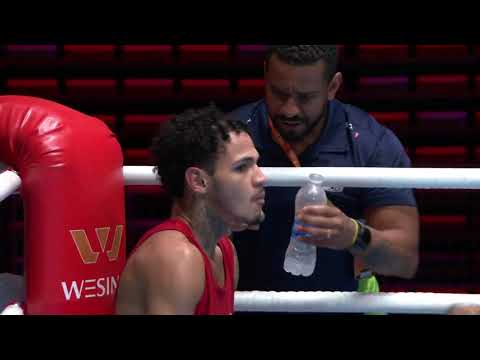 Nikhil Kumar (IND) vs. Kelvy Alecrim (BRA) World Boxing Cup 2026 (55kg) background