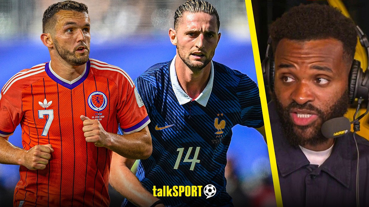 Darren Bent REACTS to Adrien Rabiot's New York pitch WORRIES & PREVIEWS Scotland v Morocco background