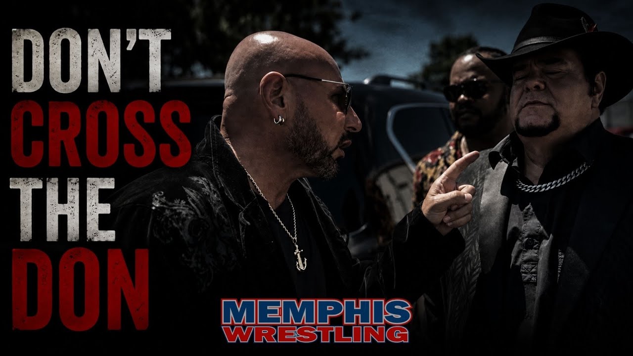 Big Vito arrives with Jimmy Blaylock | MEMPHIS WRESTLING background