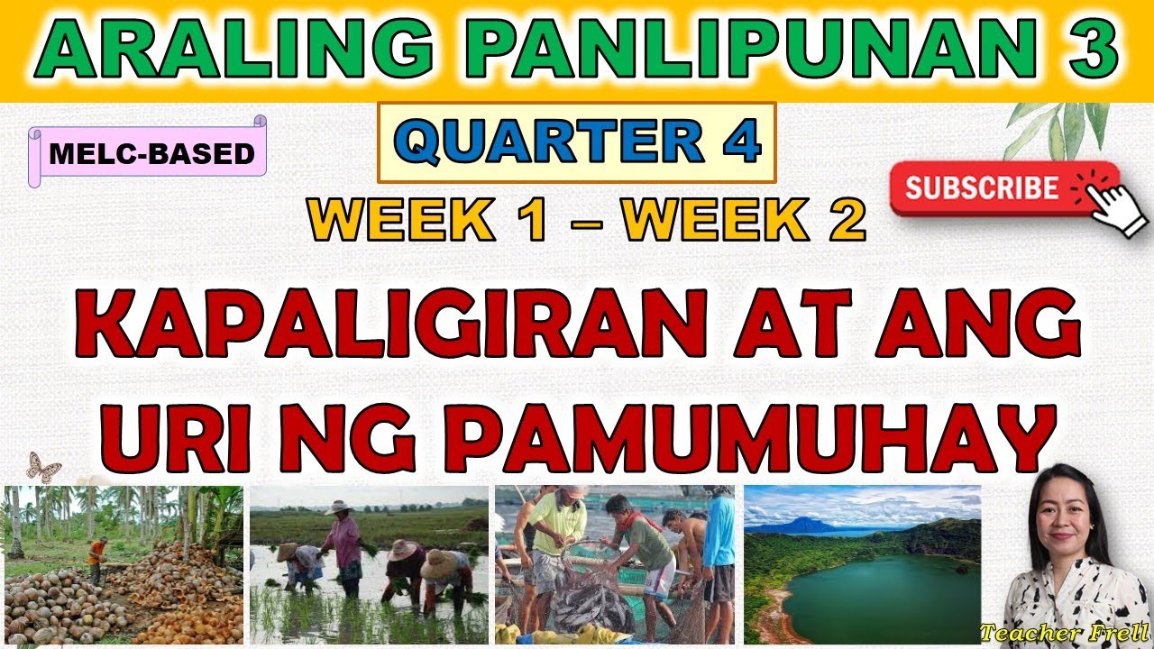 ARALING PANLIPUNAN 3 - QUARTER 4