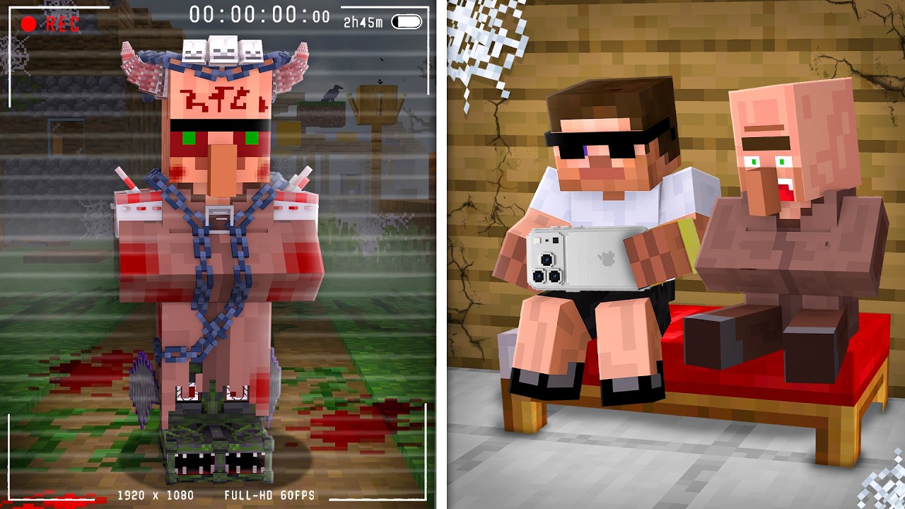 Doorbin Become Scary Entity in Minecraft..