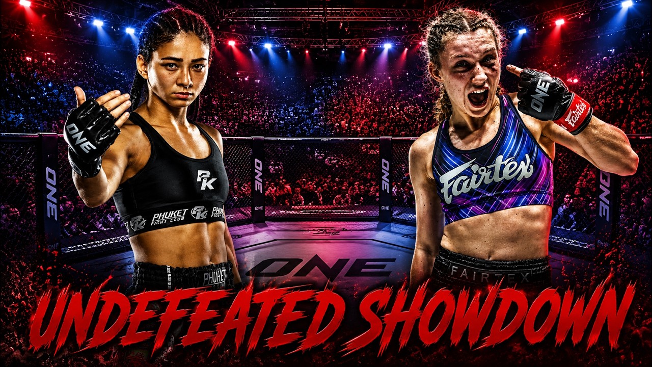 Two Undefeated Queens In A Brutal Showdown - Allycia Hellen Rodrigues vs Smilla Sundell background