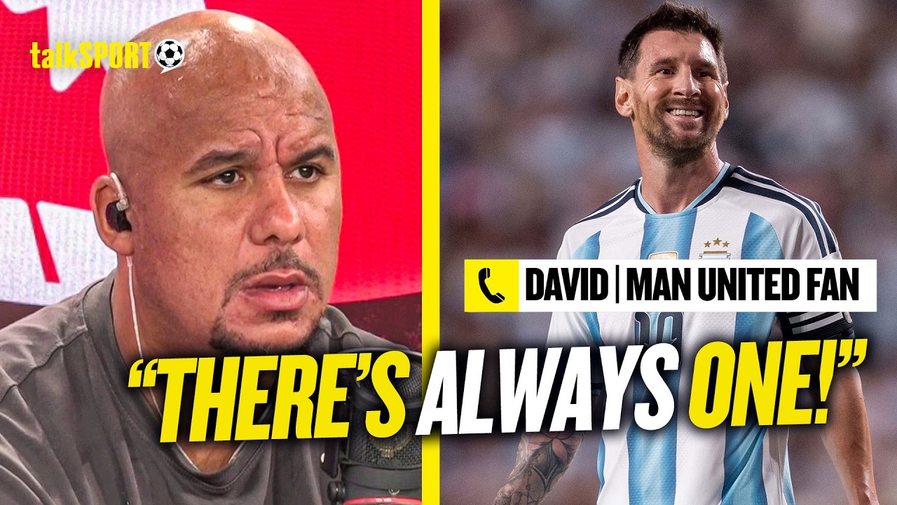 "IT'S ONLY ALGERIA!" Gabby Agbonlahor CLASHES with caller after CLAIMING Lionel Messi is worth £100M background