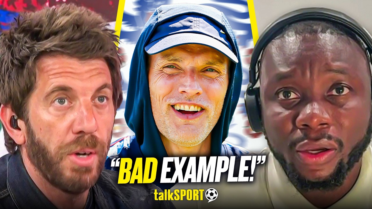 "BAD EXAMPLE!" Andy Goldstein & Joel Beya CLASH over whether England NEED to play well tonight! background