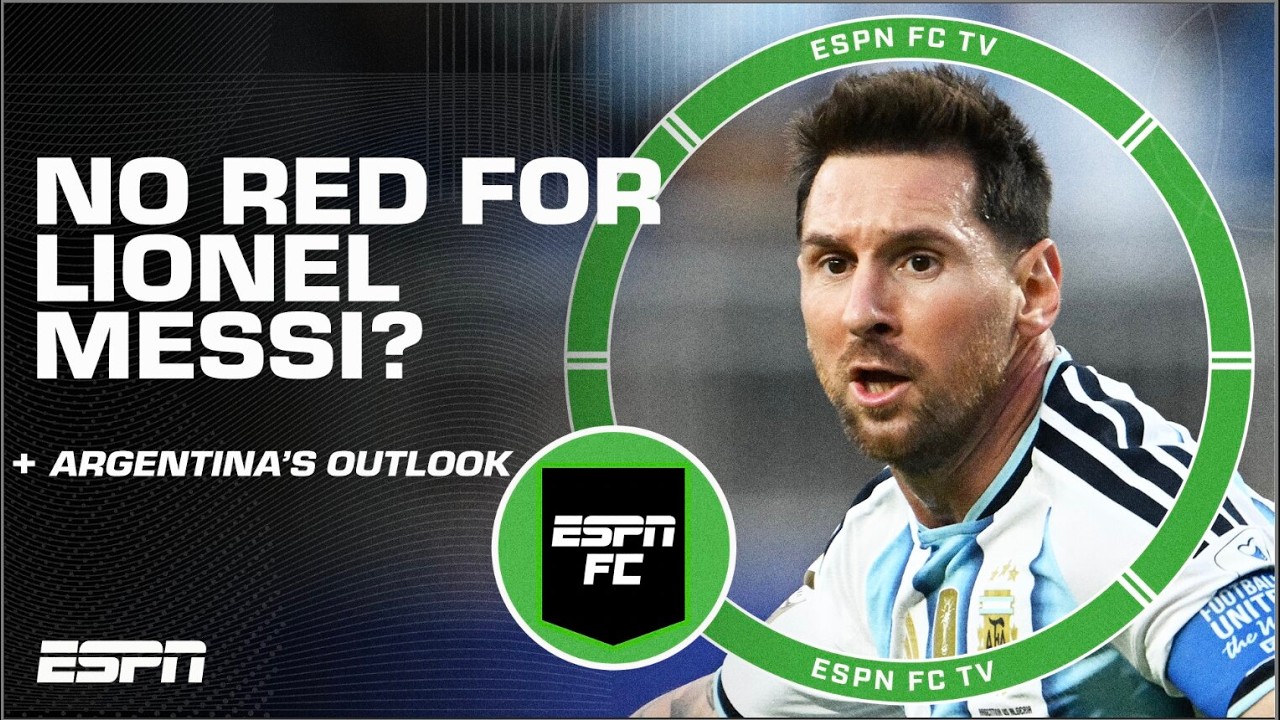 Lionel Messi 100% percent should’ve been shown a RED CARD?! | ESPN FC