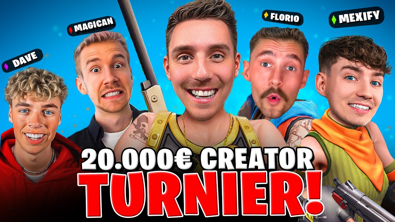 3 CREATOR vs PRO GAMER! - 20.000€ CREATOR x PRO TURNIER! background