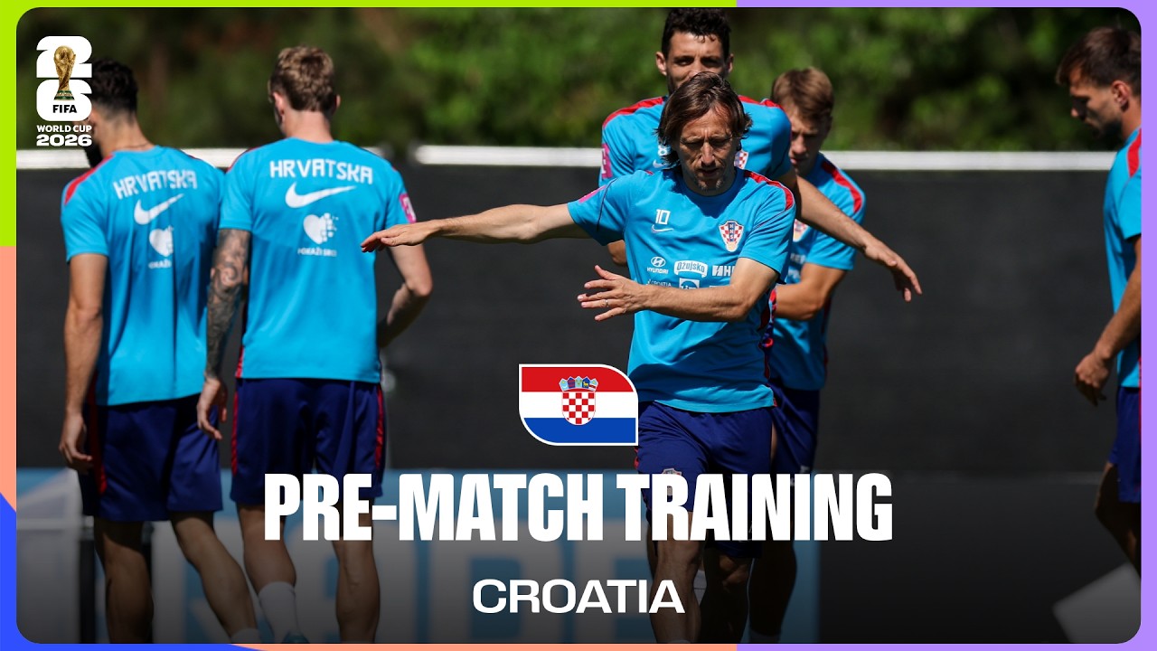 Croatia Train Before England | FIFA World Cup 2026™ background