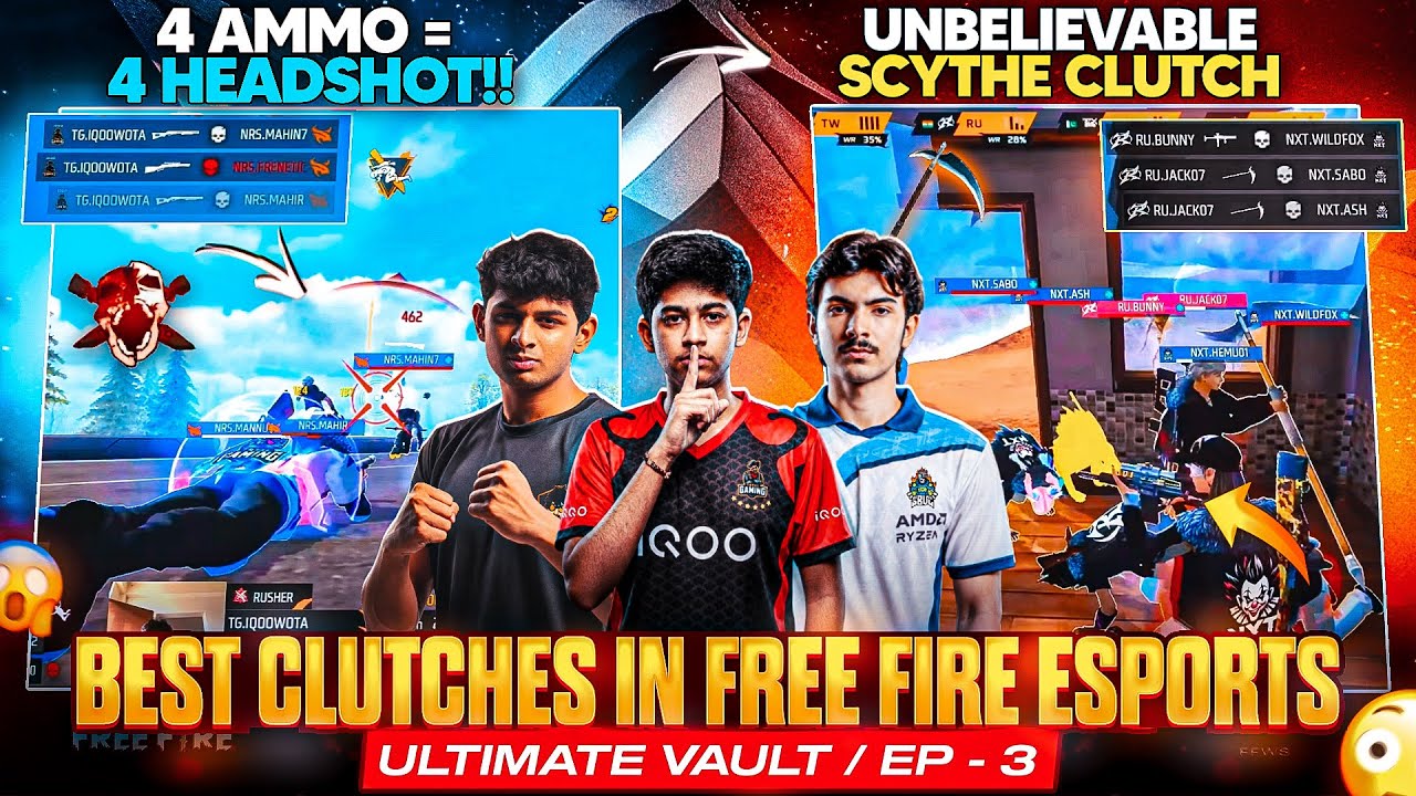 Fastest 1 vs 4 Against 🇵🇰 & Unbeleivable Scythe Clutch💀 | Best Clutches In Free Fire Esports