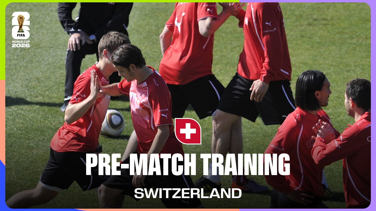 Switzerland Train Before Bosnia and Herzegovina | FIFA World Cup 2026™ background
