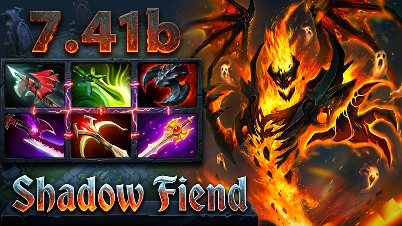 Shadow Fiend With 35 Kills Was Simply UNSTOPPABLE | Dota 2 Gameplay | Full Matches background