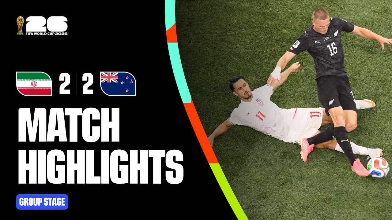 Highlights | IR Iran 2-2 New Zealand | FIFA World Cup 2026โข