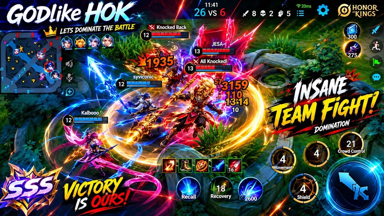 Monkey King GODLIKE Gameplay đ± | Honor of Kings Ranked Match | OG Gaming background