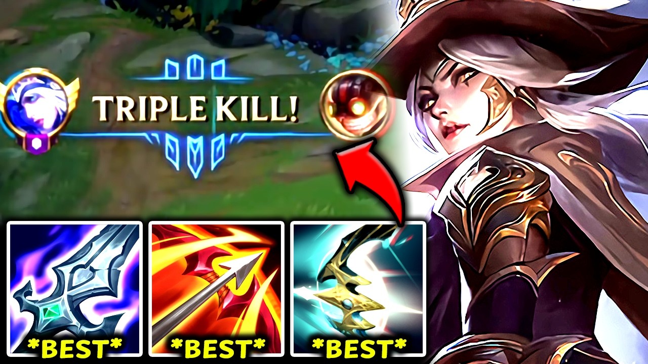 ASHE TOP IS 100% BROKEN AT LEVEL 1... (THIS IS UNFAIR🤣) - 2026 Ashe TOP Gameplay Guide background